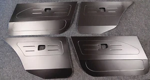 BMW E36 4D Sedan .040 Matte Black Aluminum Door Card Panels Formula Drift - Picture 1 of 15