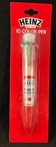 Heinz - Tomato Ketchup - Rainbow Ink Pen - 10 Colors - White & Red - Picture 1 of 4