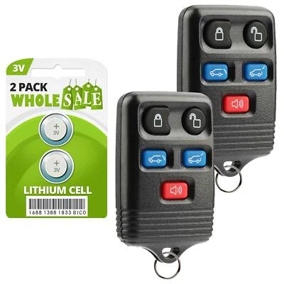 2 Remote Key Fob For 2003 2004 2005 2006 2007 2008 2009 2010 Ford Expedition Foto 1 de 4