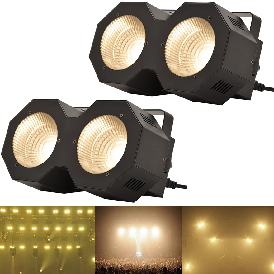 PAIR - CFX C-WASH100 -  100w LED DMX High Power Stage Blinder - Image 1 of 4