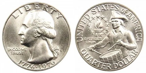 1976 S Bicentennial Silver Washington Quarter Cover