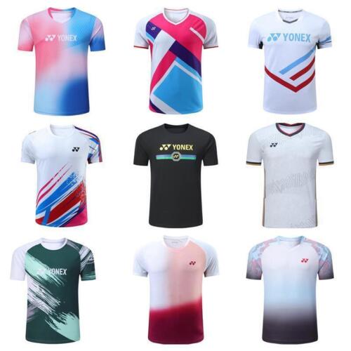 Free shipping Men's Badminton T-SHIRTS Tennis clothes Polyester  Sports Tops NEW