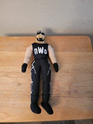 Figuras de ação de pelúcia Hulk Hogan, Sting, Goldberg 12". WCW NWO - Imagem 1 de 4