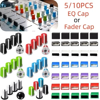 Tapa de fader de ecualizador de perilla de 5/10 x para mezclador controlador Pioneer Numark Rane AKAI DJ piezas Foto 1 de 4