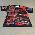 Vintage 90s Chase NASCAR Dale Earnhardt Born To Run All Over Print Tshirt Large