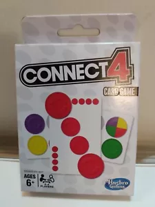 Connect Four 4 Card Game 2018 Hasbro Gaming New In Box Complete w/Sealed Cards - Picture 1 of 2