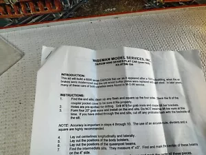🚂Sn3 WISEMAN MODELS - D & RGW FLAT CAR KIT - NEW L👀K💥WH546 - Picture 1 of 4