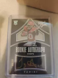 2016 PANINI BLACK GOLD TYREEK HILL ROOKIE AUTO AUTOGRAPH RC /99 - Picture 1 of 3