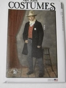 Western Costume Coat Vest Bandana Mens size 44-52 Sewing Pattern McCalls 8400 - Picture 1 of 2