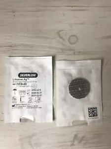 2 Silverlon Lifesaver Ag Antimicrobial Silver Catheter Dressing IVCD-40 - Picture 1 of 1