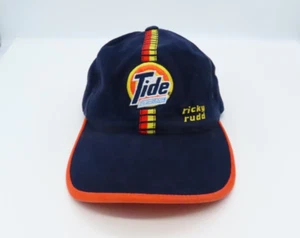 Ricky Rudd Tide Nascar Blue Orange Strap Back Adjustable Hat Cap - Picture 1 of 15