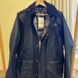 NEW Black Barbour Bedale Wax Jacket Mens Size 36” Small-Medium - Picture 1 of 7