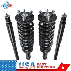 4PCS Front + Rear Struts Shock W/Coil Spring For 2001-2007 Toyota Sequoia 4.7L - Picture 1 of 17