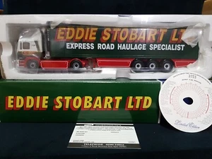 CORGI 75702 M.A.N REFRIGERATED BOX TRAILER 1/50 Scale Truck Mint. EDDIE STOBART - Picture 1 of 11