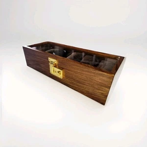 Luxus Uhrenbox Holz Handarbeit Beyond the Box massiv 6 Fächer L31×Cm×12B×8H - Bild 1 von 15