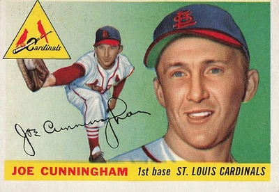 1955 Topps #37 Joe Cunningham - Image 1 of 2