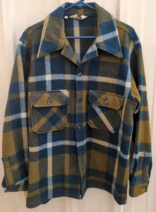 Vintage Woolrich Wool Jack Hemd Größe 44, Made in USA, 1 Knopf fehlt. - Bild 1 von 12