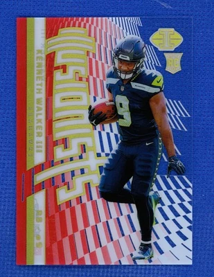 2022 Panini Illusions 'Illusionists Red' #I-14 Kenneth Walker III /199 (RC) - Image 1 of 2
