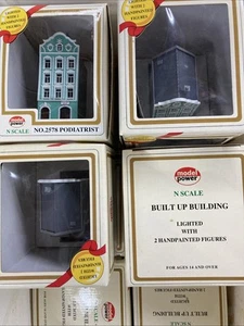 Lot N Scale Model Power 2578 Podiatrist Lighted Office Building. Beautiful (14) - Picture 1 of 5