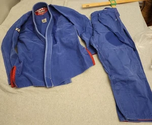 Gracie Barra Storm Kimono Jiujitsu Gi Set Men's A3 Blue Endurance MMA BJJ - Picture 1 of 21