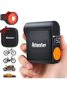 MINI 9 Bike Pump Tire Inflator Portable Air Compressor with Digital Gauge, 150PS - Picture 1 of 7