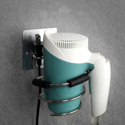  2 Pcs Hair Dryer Holder for Bathroom Hanger Holders Wall Mounted - Image 1 of 4