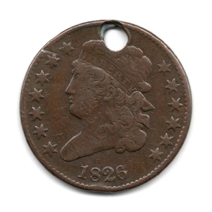 1826 CLASSIC HALF CENT • 1826 C1 - Picture 1 of 2
