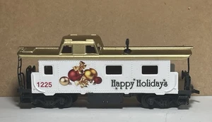 HO Scale Christmas Caboose Happy Holidays Tyco Custom - Picture 1 of 4
