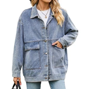 Damen Button-Down Vintage Ripped Denim S J6H94984 - Bild 1 von 10