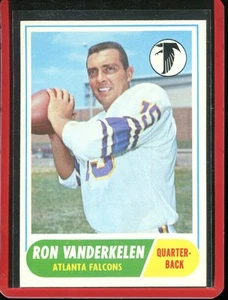 1968 Topps Football # 125 Ron Vanderkelen NM-MT Near Mint to Mint - Picture 1 of 2