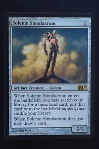 Magic The Gathering MTG SOLEMN SIMULACRUM Magic 2012 LP Lightly Played - Picture 1 of 2