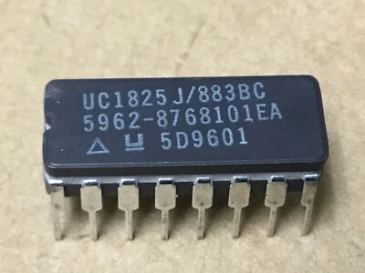 (1 PC) UNITRODE UC1825J/883BC Controlador de fuente de alimentación modo conmutado 5962-8768101EA Foto 1 de 3