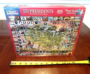 White Mountain Puzzles US Presidents - 1000 Piece Jigsaw Puzzle NIB Sealed