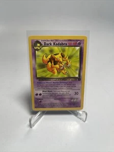 DARK KADABRA - 39/82 - Unlimited Team Rocket Set - Pokemon Card - NM - Picture 1 of 7