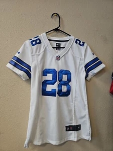 Nike On Field NFL Dallas Cowboys White Jersey Julio Jones #28 Youth Size Med. - Picture 1 of 6