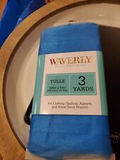 Waverly Inspirations - 3 Yards 100%  Nylon 108”x54” Blue 