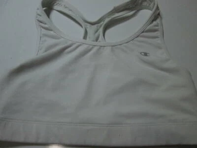 Sujetador Deportivo Champion Talla M Marfil Inalámbrico Sin Forro Doble Seco Espalda Corredora Pullover Foto 1 de 4