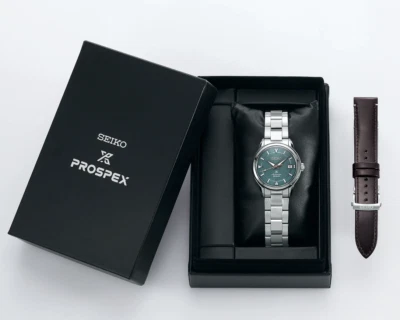 Reloj de pulsera Seiko Prospex para hombre alpinista bosque místico esfera pantalla analógica SPB289 Foto 1 de 3