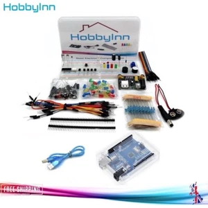 UNO R3 Starter Arduino IDE Kit Compatible Componentes Electrónicos Básicos LED MB102 - Imagen 1 de 8