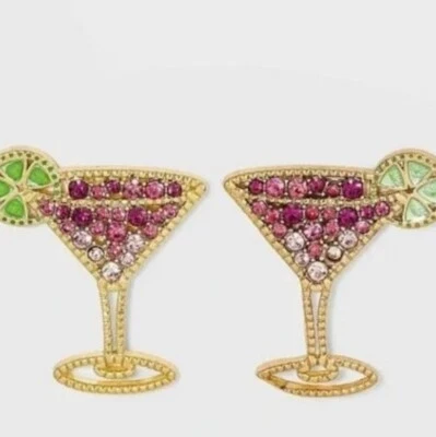 NUEVO SUGARFIX de BaubleBar Splash Of Cran Cosmos Pendientes de Cóctel Foto 1 de 4