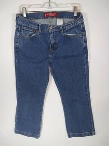 Pantalones de mezclilla azules elásticos para niñas/mujer Levi's Nouveau, talla 6, sin 30 x 22 - Imagen 1 de 8