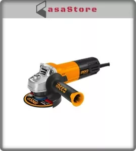 INGCO AG8508E SMERIGLIATRICE ANGOLARE elettrica 950 W disco 115 MM MOLATRICE M14 - Foto 1 di 1