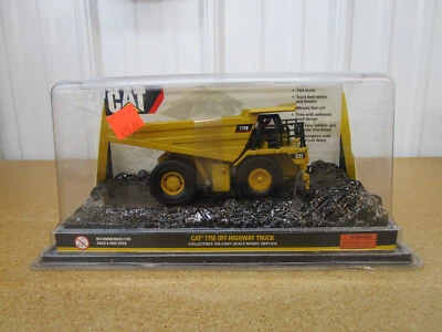 Caminhão basculante de transporte CAT 775 E NORSCOT 1/64 caixa de construção brinquedo fundido Caterpillar - Imagem 1 de 4