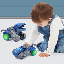 Deformation Dinosaur Monster Pull Back Car Trucks Toy For Kids Birthday G,@,。