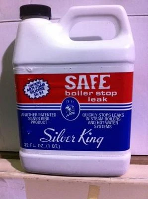 SILVER KING HVAC BOILER SAFE STOP LEAK LIQUID BOILER SEALER FOR STEAM AND HOT WATER SYSTEMS