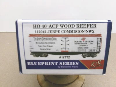 Branchline Ho 40' ACF Wood Reefer, Jerpe Commision/NWX 8272 - Image 1 of 3