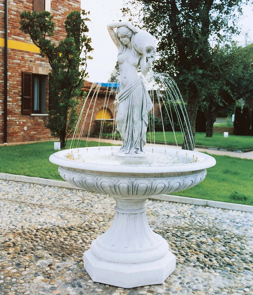 Mediterraner Springbrunnen Varese 235cm, frostfest, Garten-Brunnen made in Italy - Bild 1 von 1
