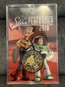 Disneyland Resort Travel Sales Center Star Performer Gold Coin Toy Story 2018 - Picture 1 of 4
