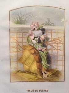 les fleurs animées J.J GRANDVILLE 1848 - Picture 1 of 2