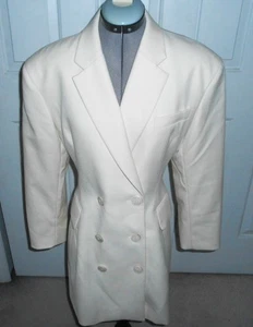 DRIES VAN NOTEN CAPPOTTO DONNA DOPPIOPETTO LANA CLESSIDRA US 8 EURO 38 $1695 - Foto 1 di 5